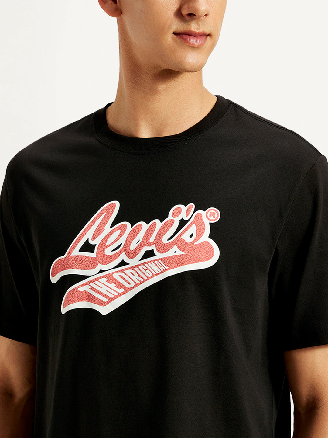 Men's Graphic Print Crew Neck T-Shirt