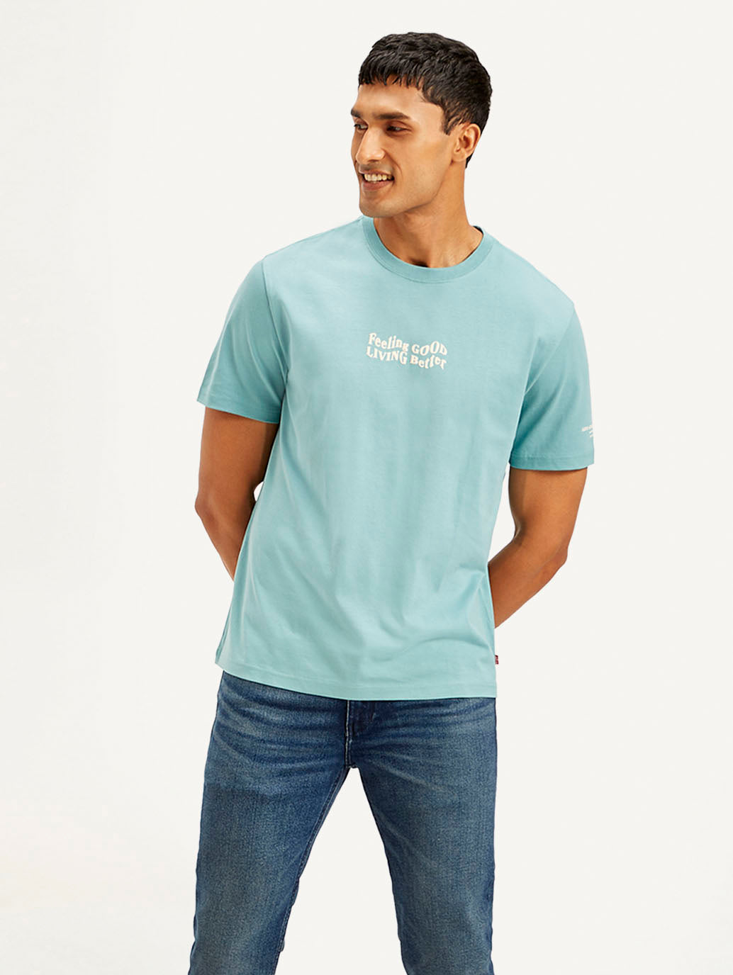 Men's Typography Crew Neck T-shirt