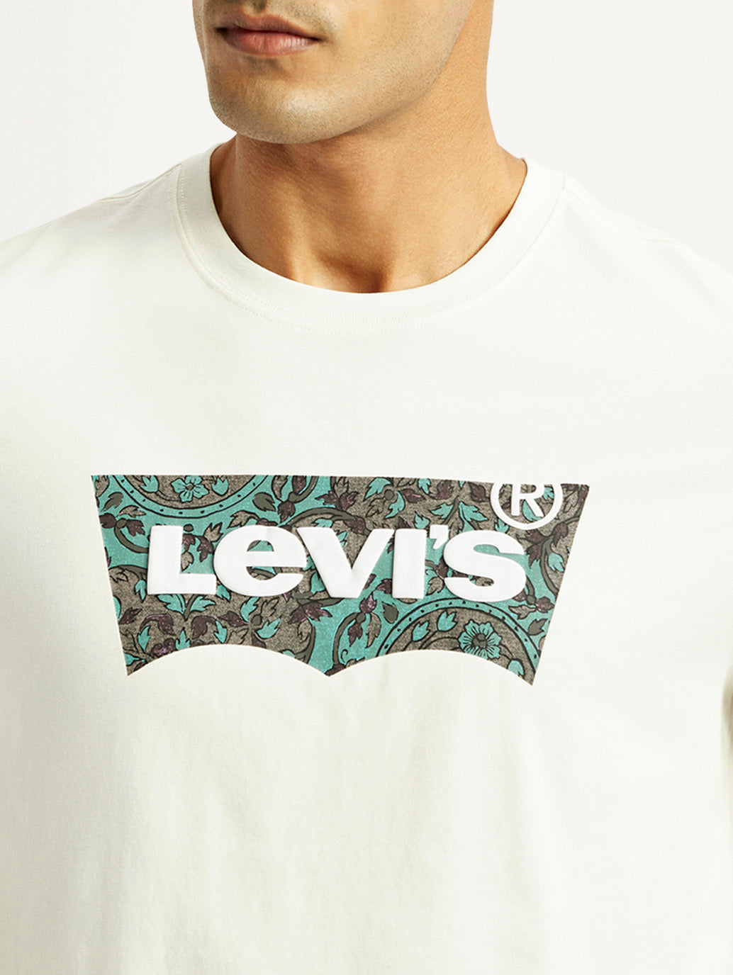 Men's Brand Logo Crew Neck T-shirt