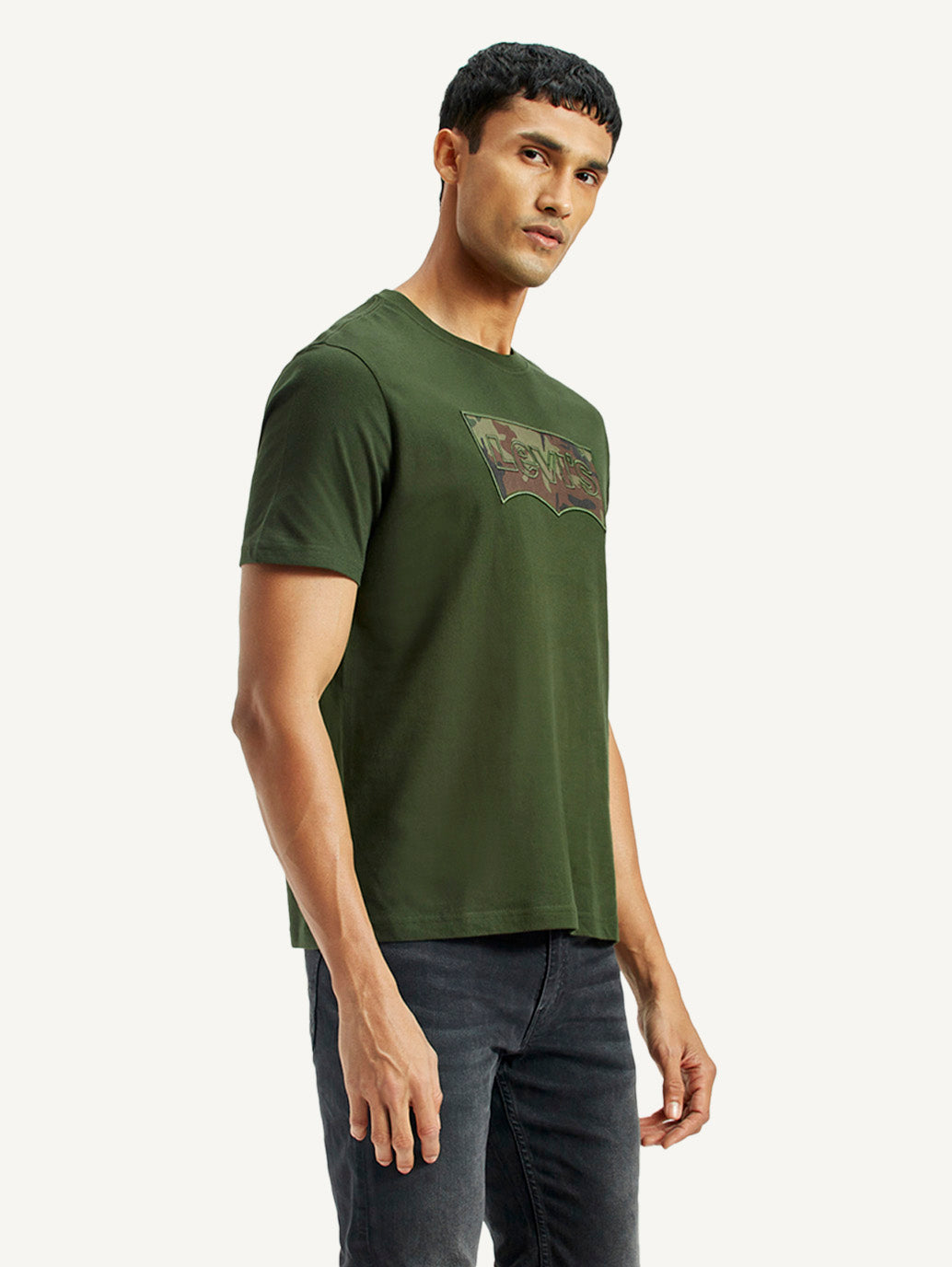 Men's Camo Print Regular Fit T-Shirt