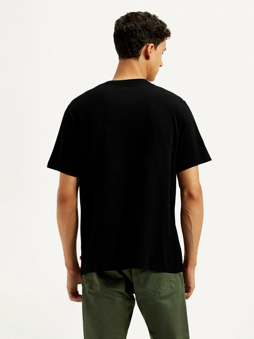Men's Solid Crew Neck T-shirt
