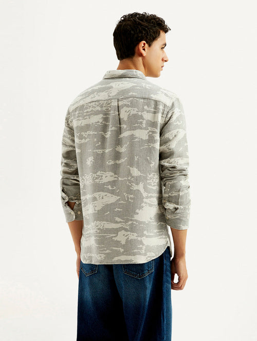 Men's Camo Slim Fit Shirt