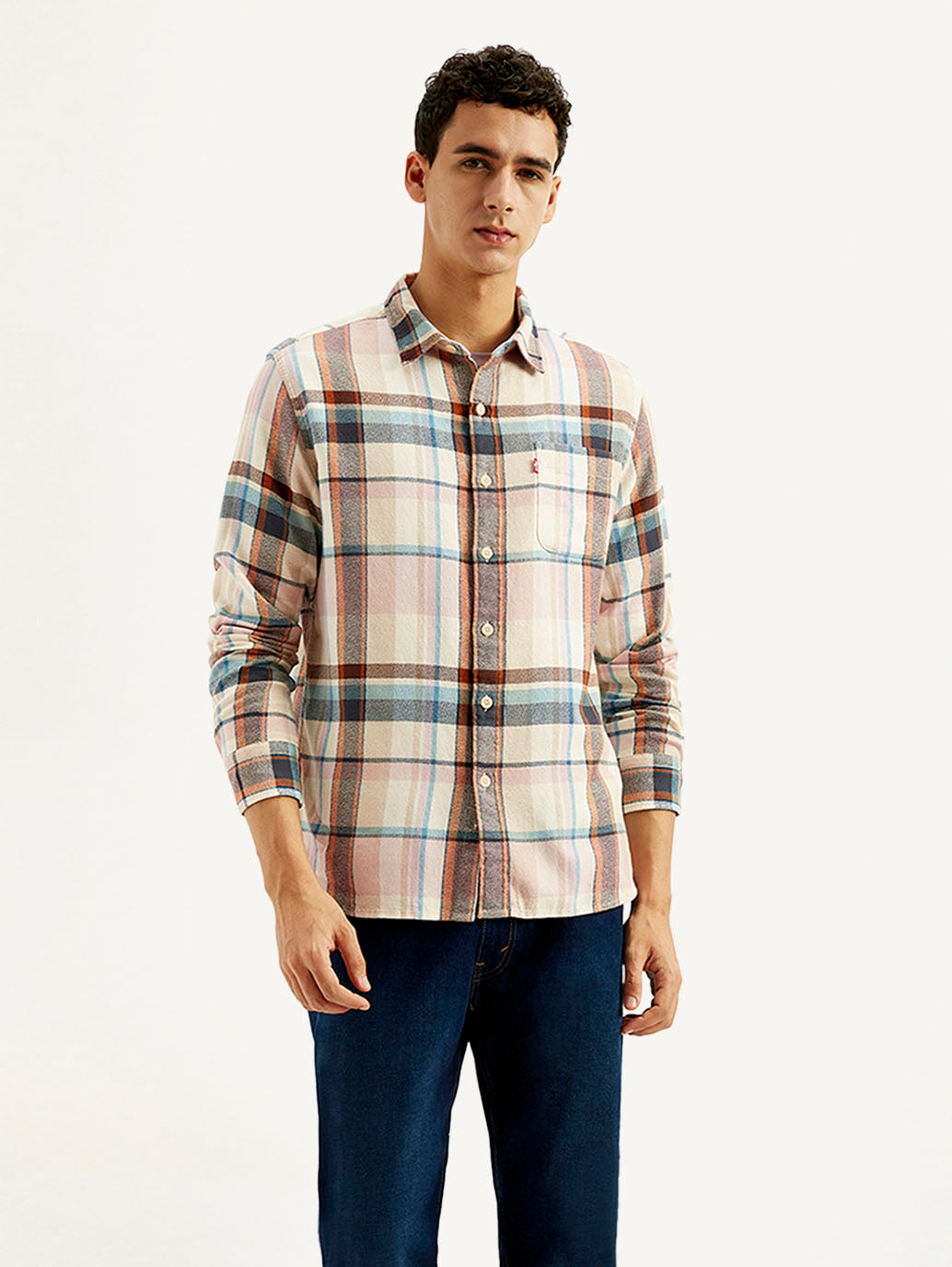 Men's Checkered Slim Fit Shirt