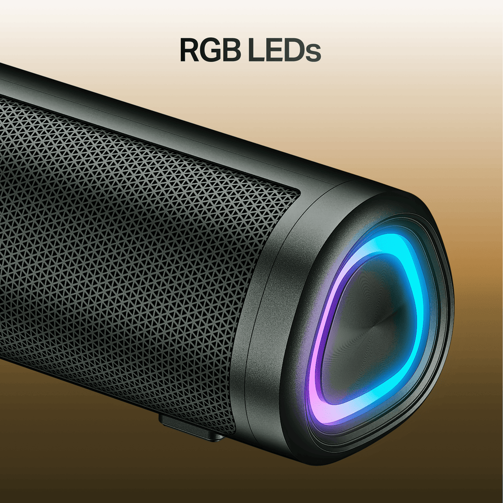 boAt Aavante Groove Plus | Portable Soundbar with RGB LEDs, TWS Mode & Multi-Connectivity