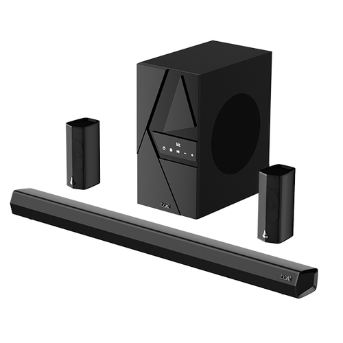 boAt Aavante Bar 3600 | 500W Bluetooth Soundbar, 5.1 Surround Sound System with Subwoofer and Wired Rear Speakers