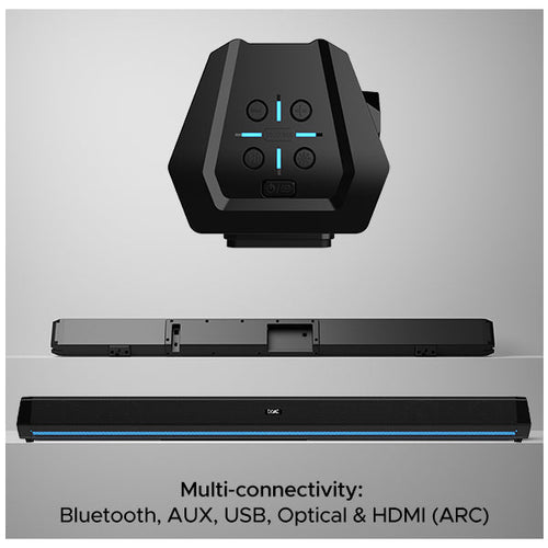 boAt Aavante Bar 2600 | 2.1 Channel 300W RMS Bluetooth Soundbar, Wired Subwoofer, Multi-connectivity