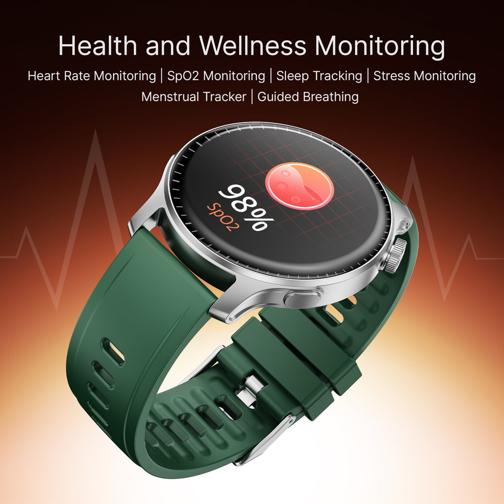 boAt Ultima Prime | Smartwatch with 1.43" AMOLED Display, Cloud Watch Faces, Emergency SOS, BT Calling, Functional Crown