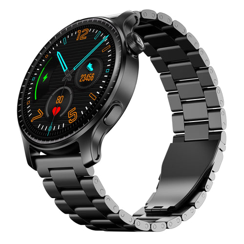 boAt Ultima Prime | Smartwatch with 1.43" AMOLED Display, Cloud Watch Faces, Emergency SOS, BT Calling, Functional Crown