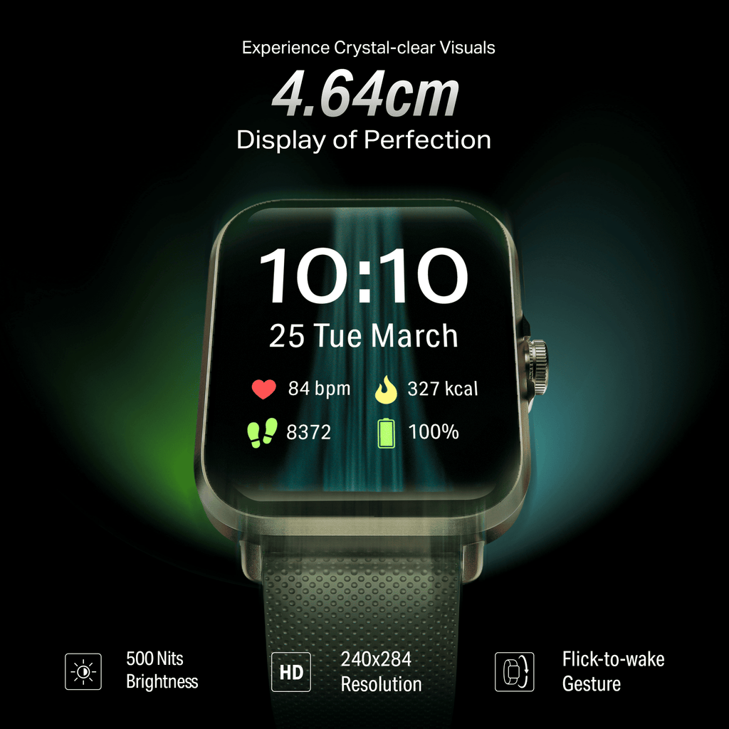 boAt Storm Infinity | Smartwatch with 1.83" HD Display, ASAP Charge, 15-Day Battery Life, Functional Crown, BT v5.4
