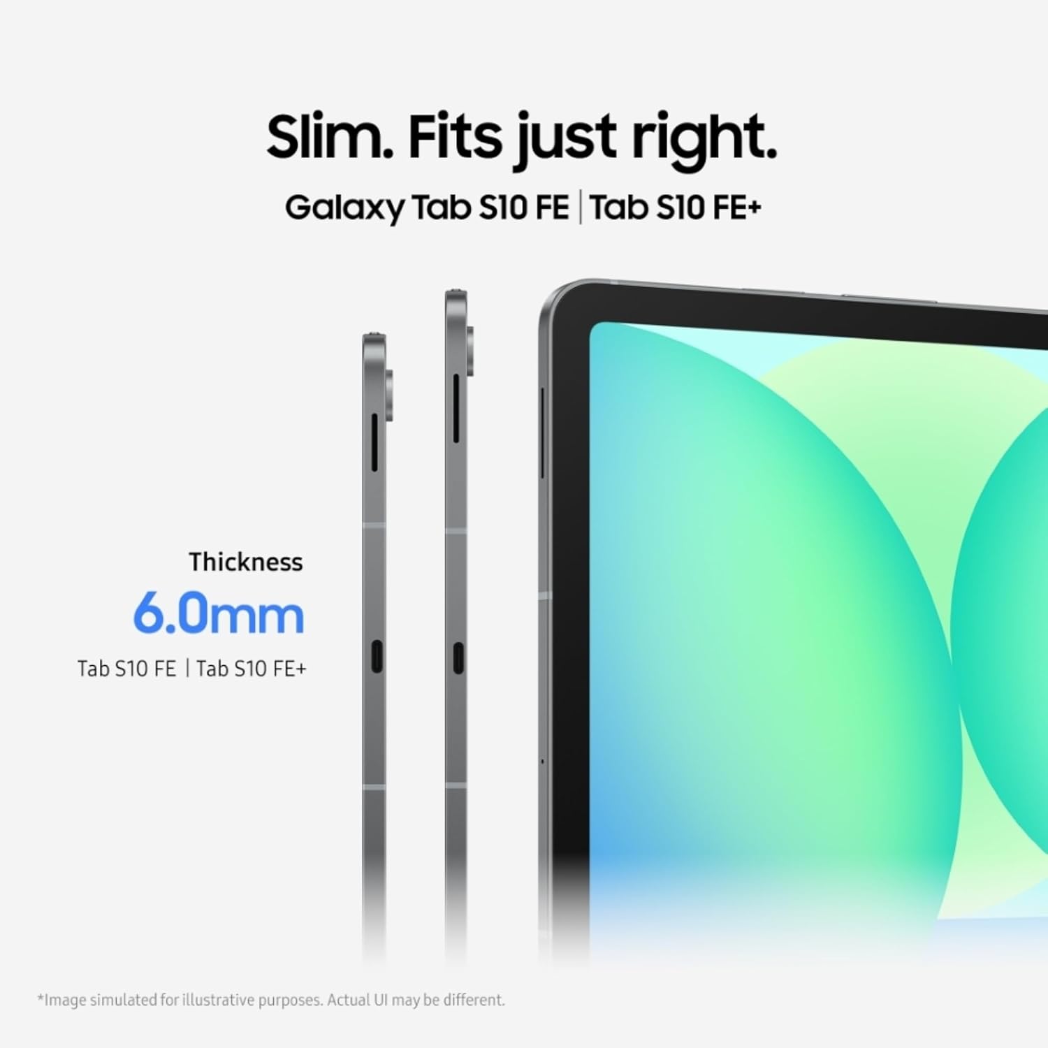 Samsung Galaxy Tab S10 FE, S Pen in-Box, 27.7 cm (10.9 inch) LCD Display, 12 GB RAM, 256 GB Storage, Wi-Fi + 5G Tablet, Gray
