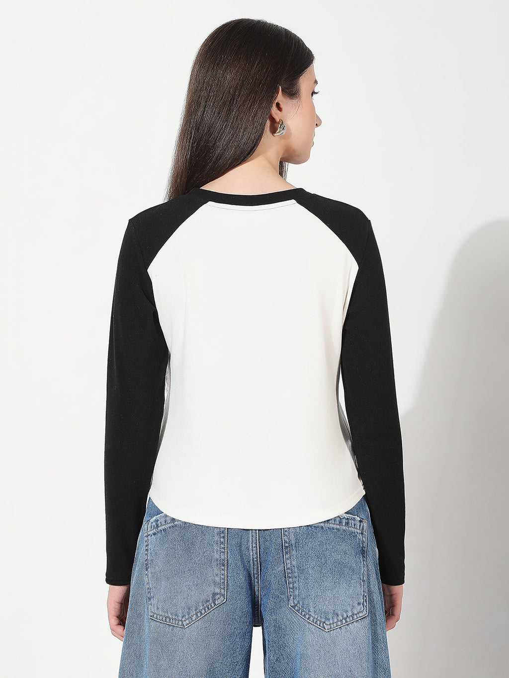 Women's Typography White Top