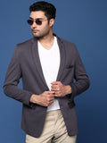 Men's Charcoal Single Breasted Formal Blazer