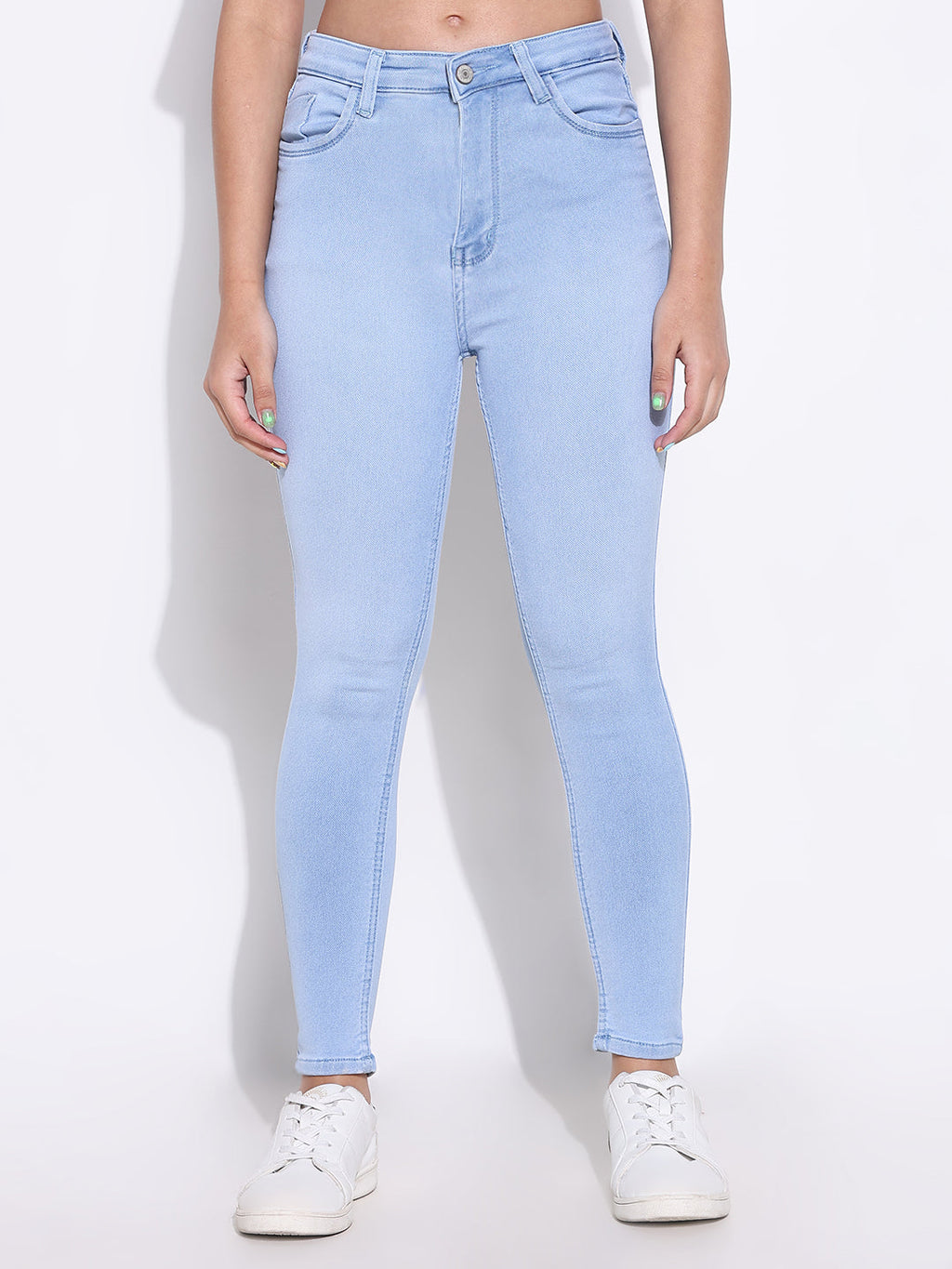 Women's Blue Skinny Fit Stretchable Denim Jeans