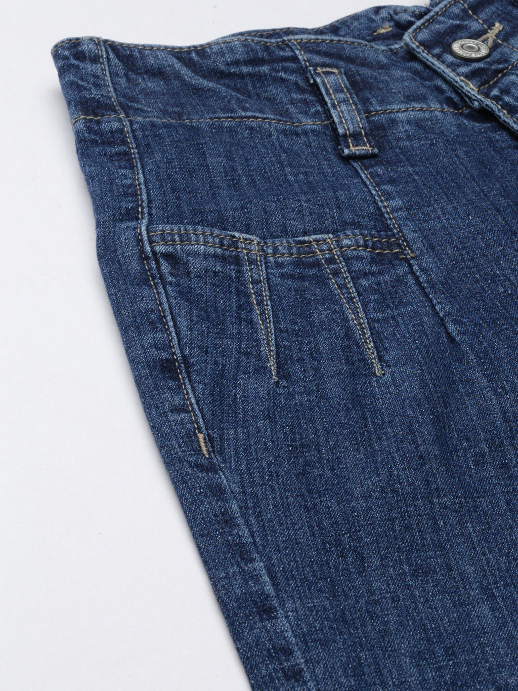 Women's Blue Mom Fit High-Rise Denim Jeans