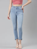 Women's Blue Jean Light Fade Denim Jeans