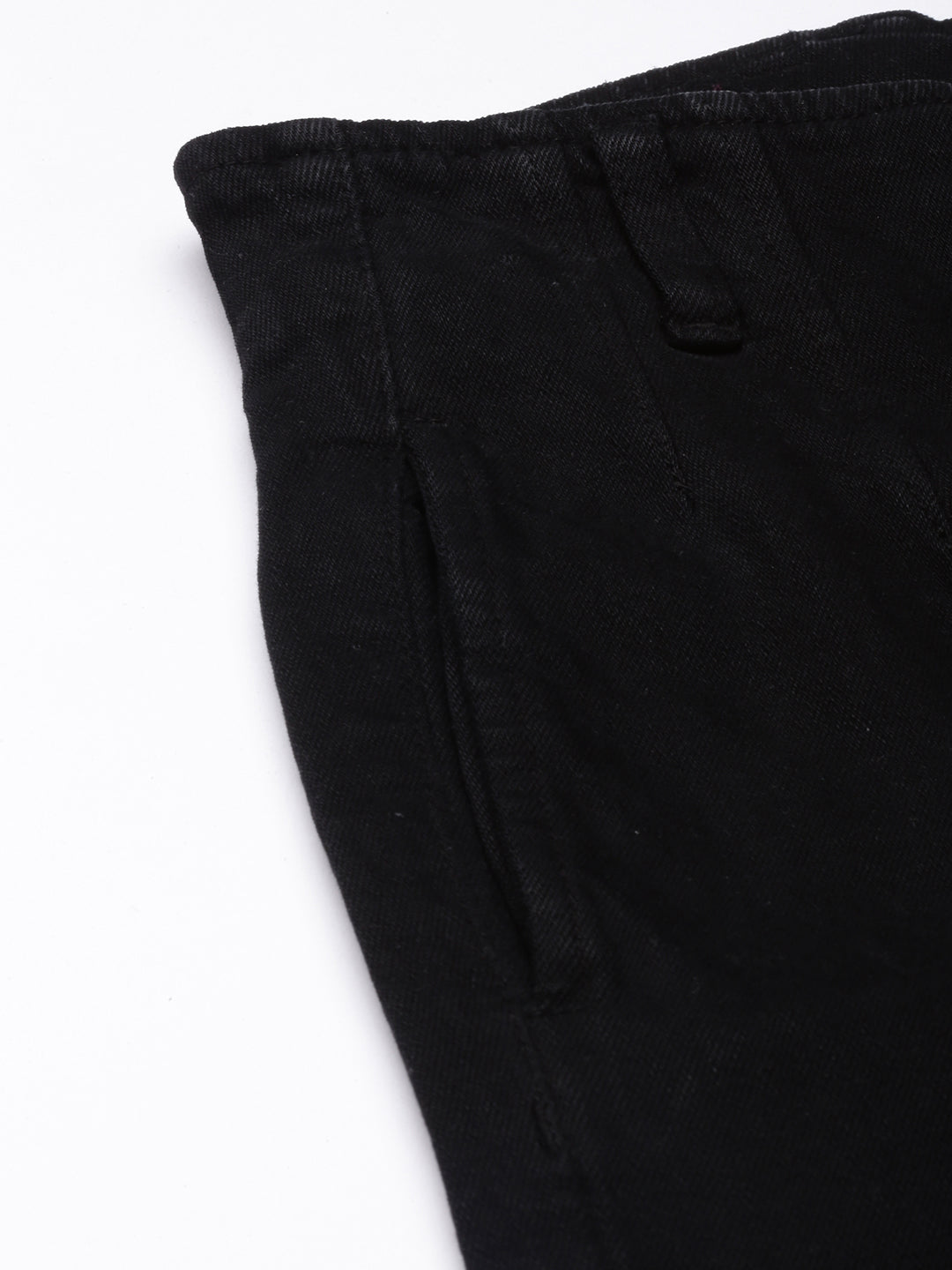 Women's Black Straight Fit Stretchable Jeans