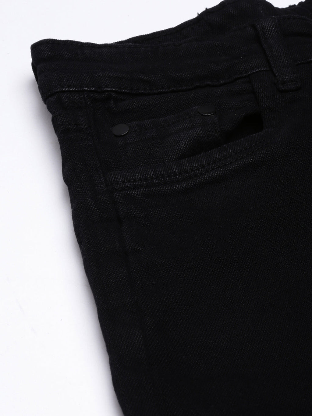 Women's Black Straight Fit Stretchable Jeans
