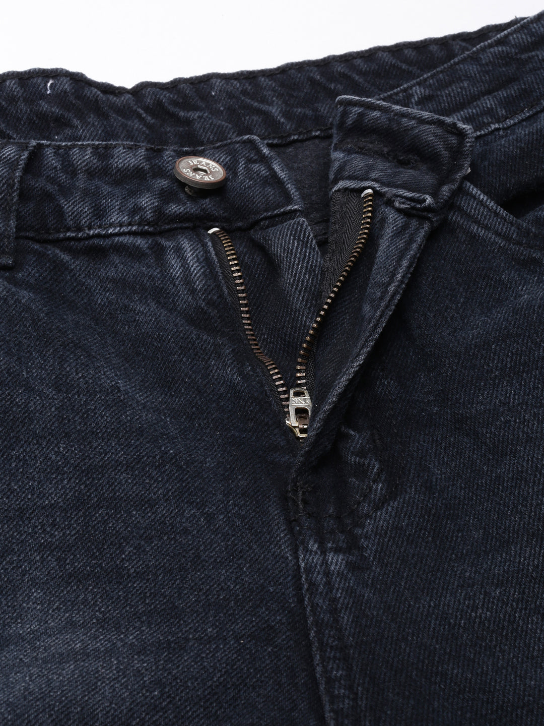 Women's Navy Blue Straight Fit Jeans