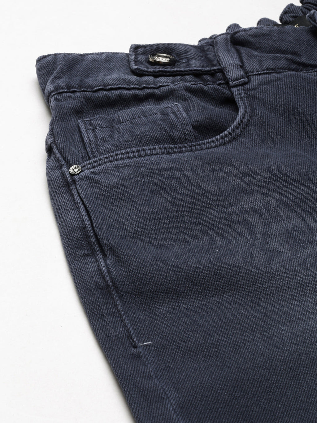 Women's Grey High-Rise Straight Fit Denim Jeans