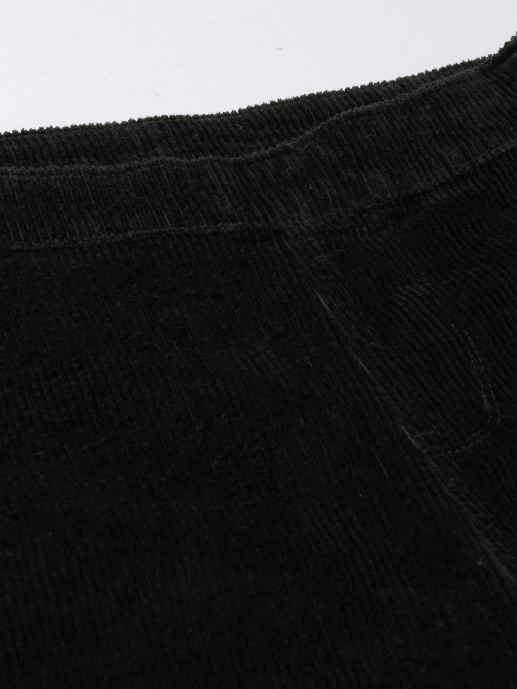 Women's Olive Straight Fit High-Rise Trousers