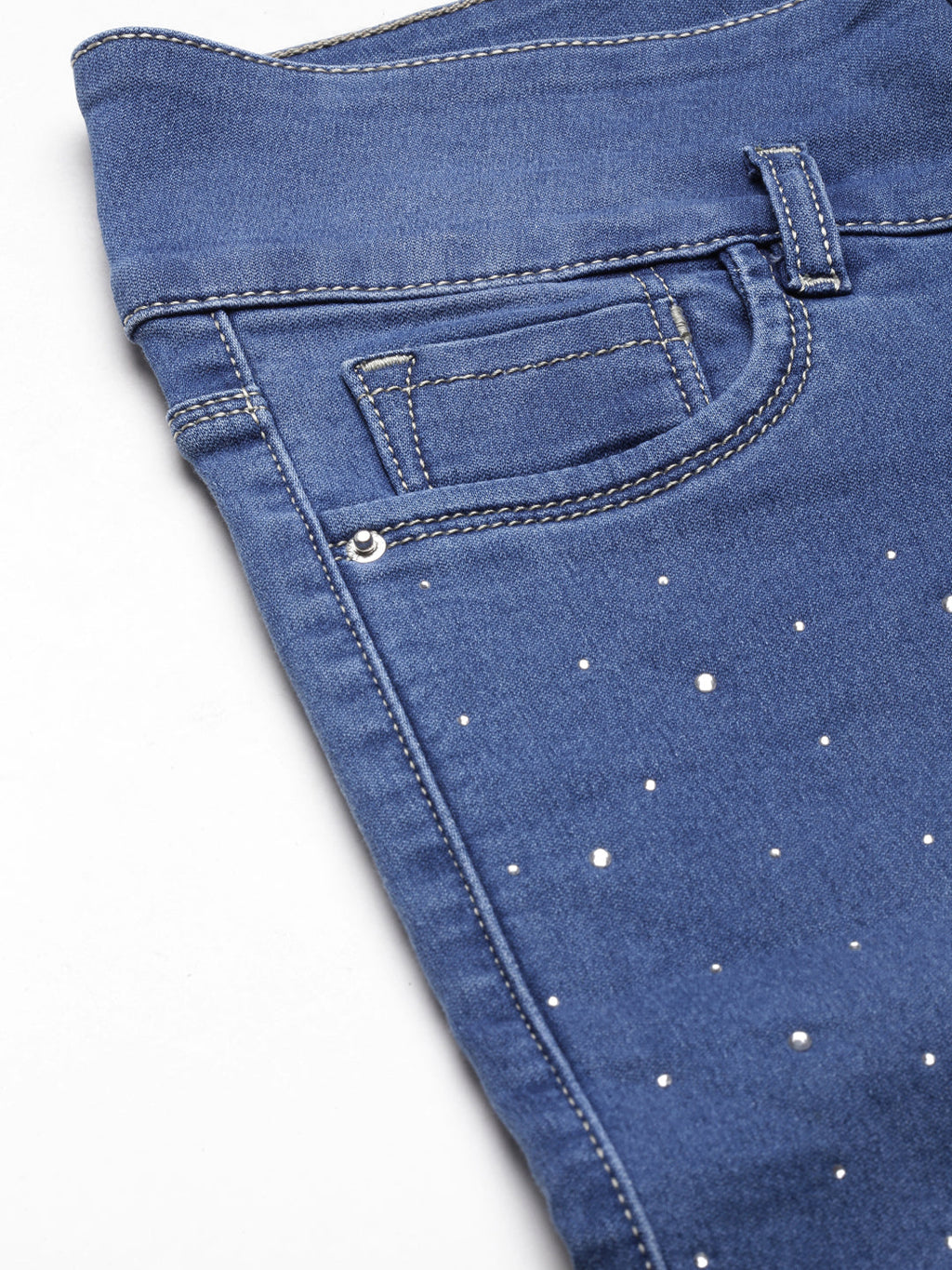 Women's Blue Skinny Fit Light Fade Denim Jeans
