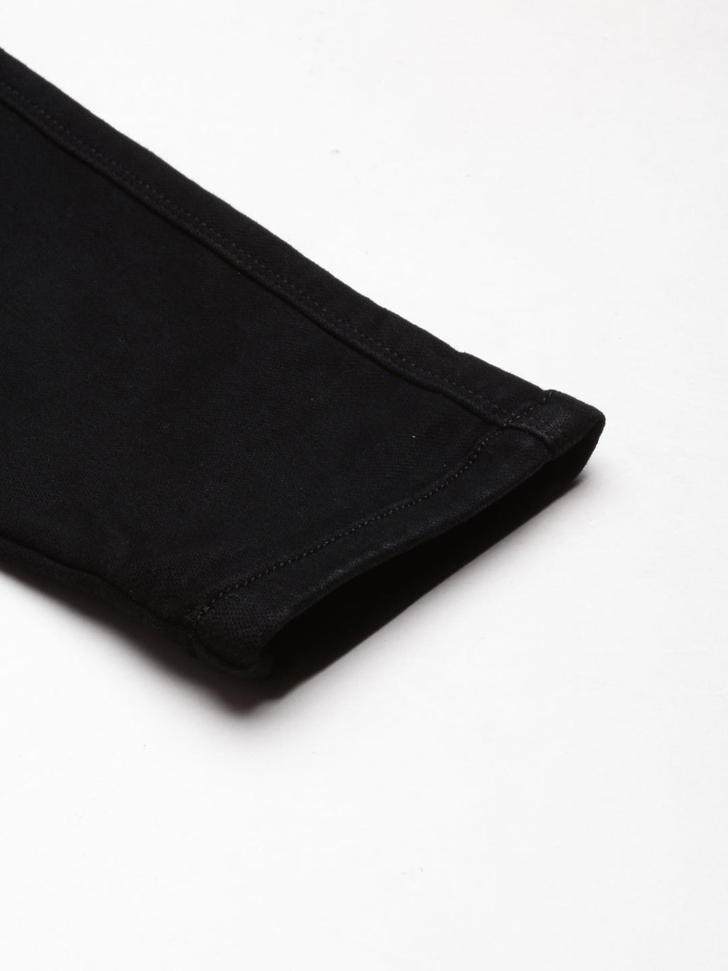 Women's Black Solid Skinny Fit Denim Jeans