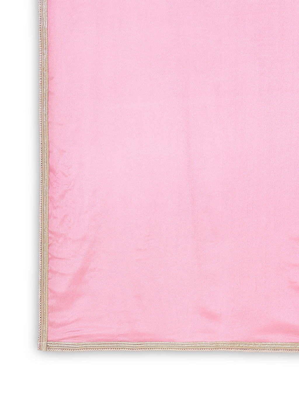 Women's Pink Embroidered Anarkali Kurta with Dupatta