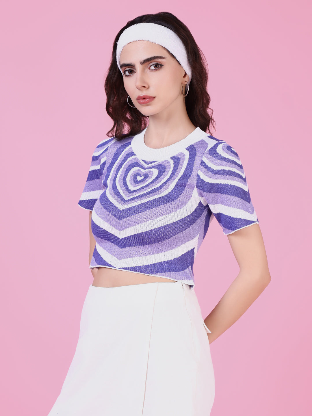 Women's Violet Crop Top