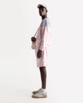 Rare Rabbit Men's Ranot Pink Cotton Graphic Print Oversized Fit Shorts