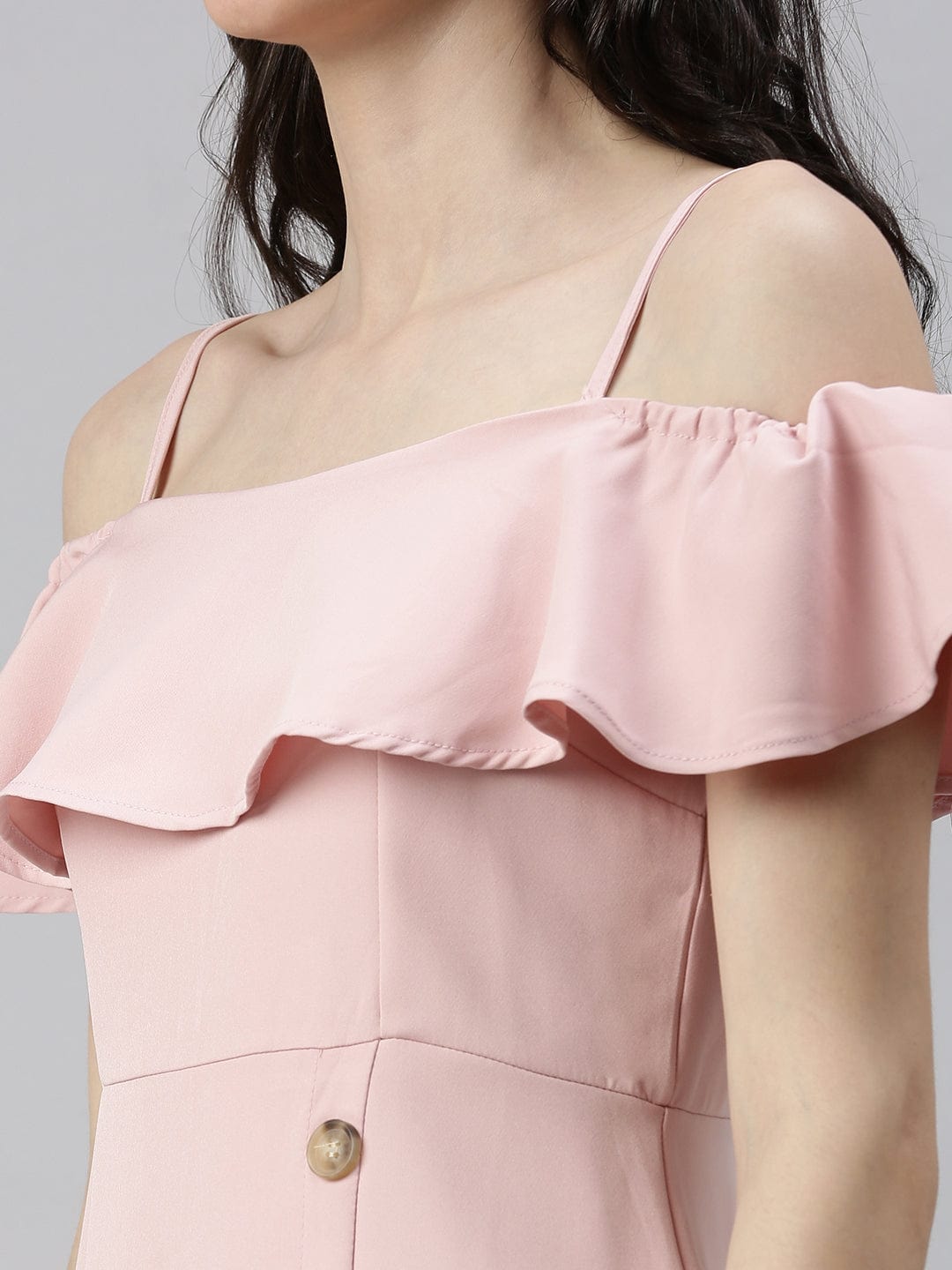 Women's Pink A-Line Dress