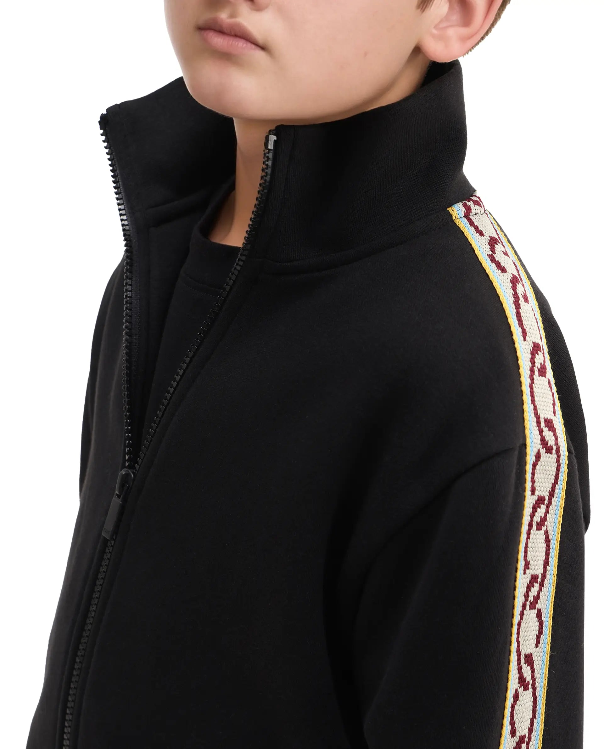 Rare Ones Kids Sugar Black Cotton Blend Solid Regular Fit Sweatshirt