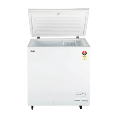 Haier 218 L Single Door Standard Deep Freezer  (White, HFC-230SM5)