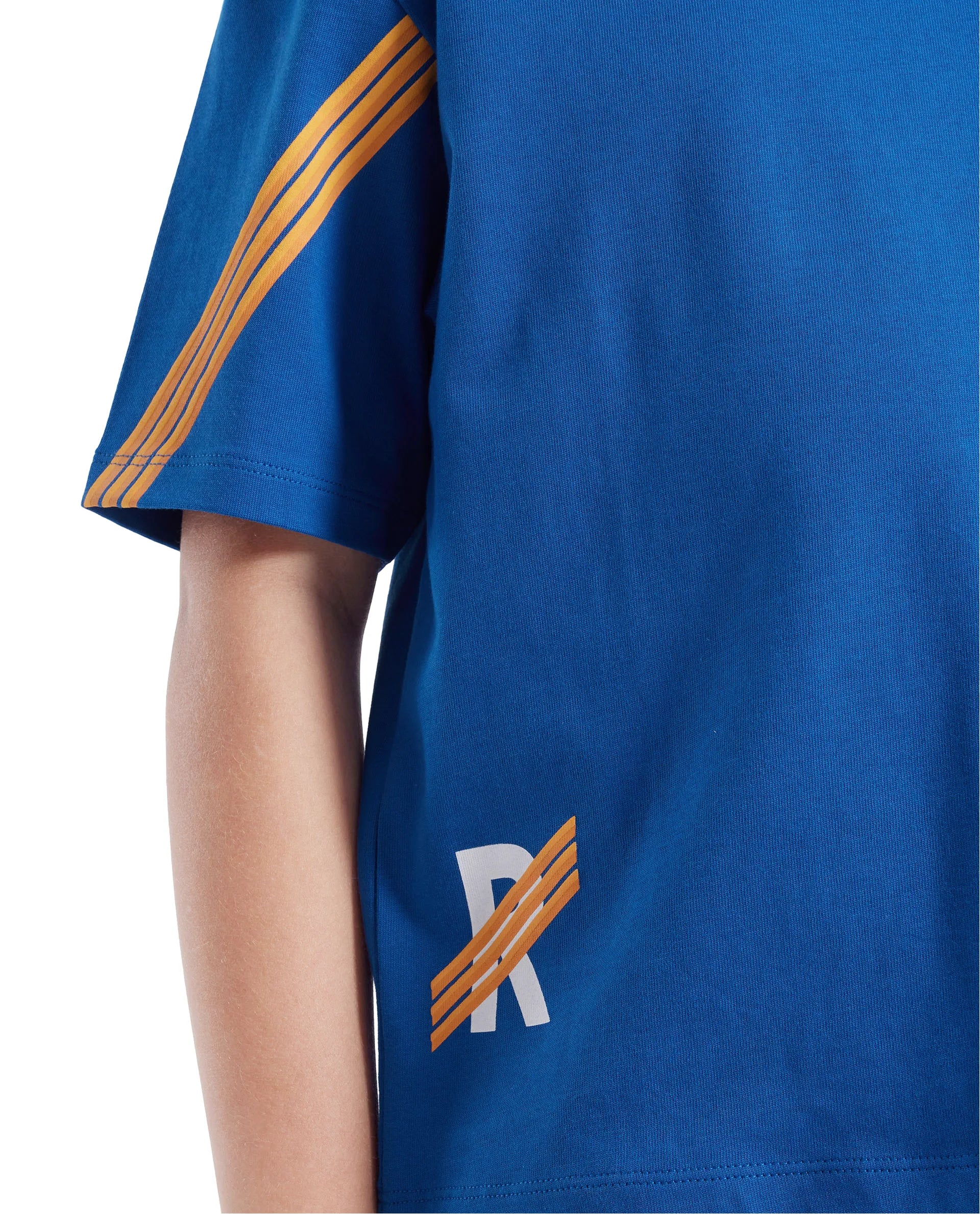 Rare Ones Kids Tsum Blue Cotton Half Sleeve Slip-On Printed Boxy Fit T-Shirt