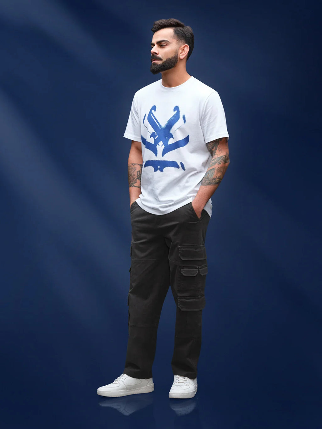 Ancient Script Inspired Brand Carrier  | Off White