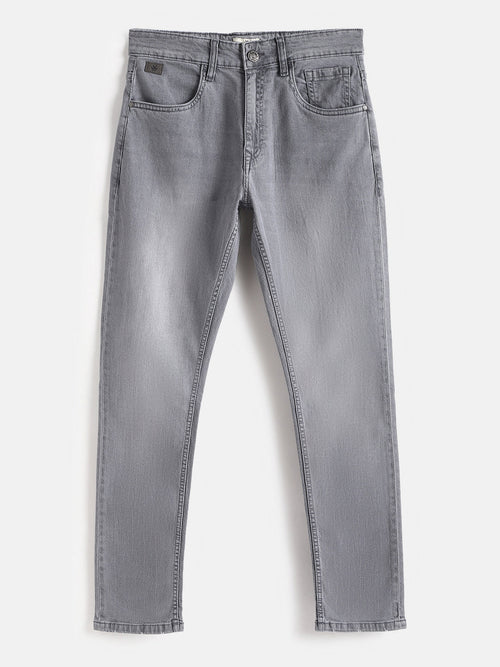 Light Fade Slim Fit Jeans | Grey