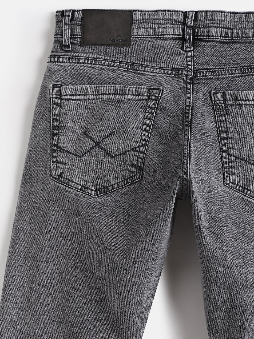 Faded Skinny Crop Jeans | Grey