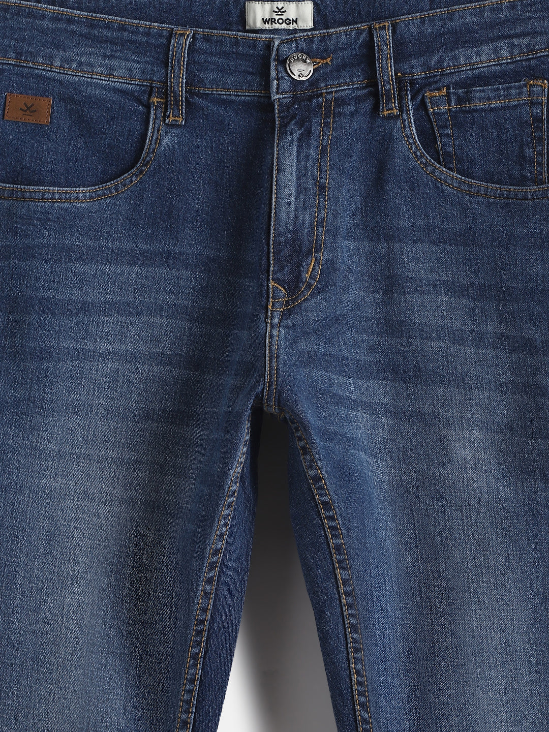 Light Fade Slim Fit Jeans | Dark Blue