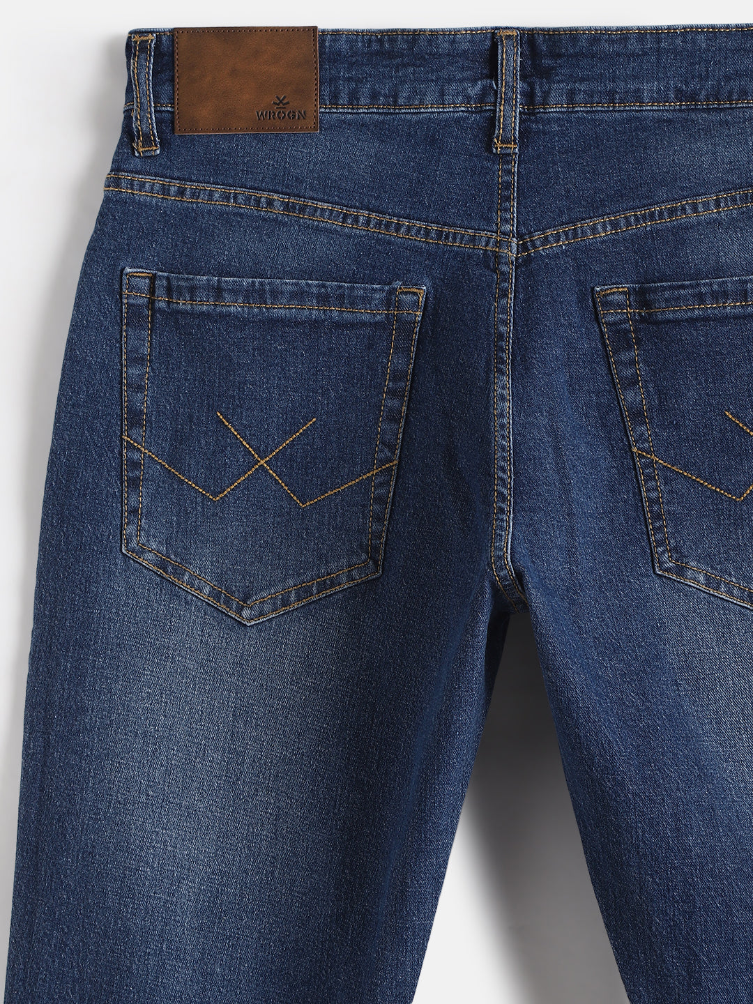 Light Fade Slim Fit Jeans | Dark Blue