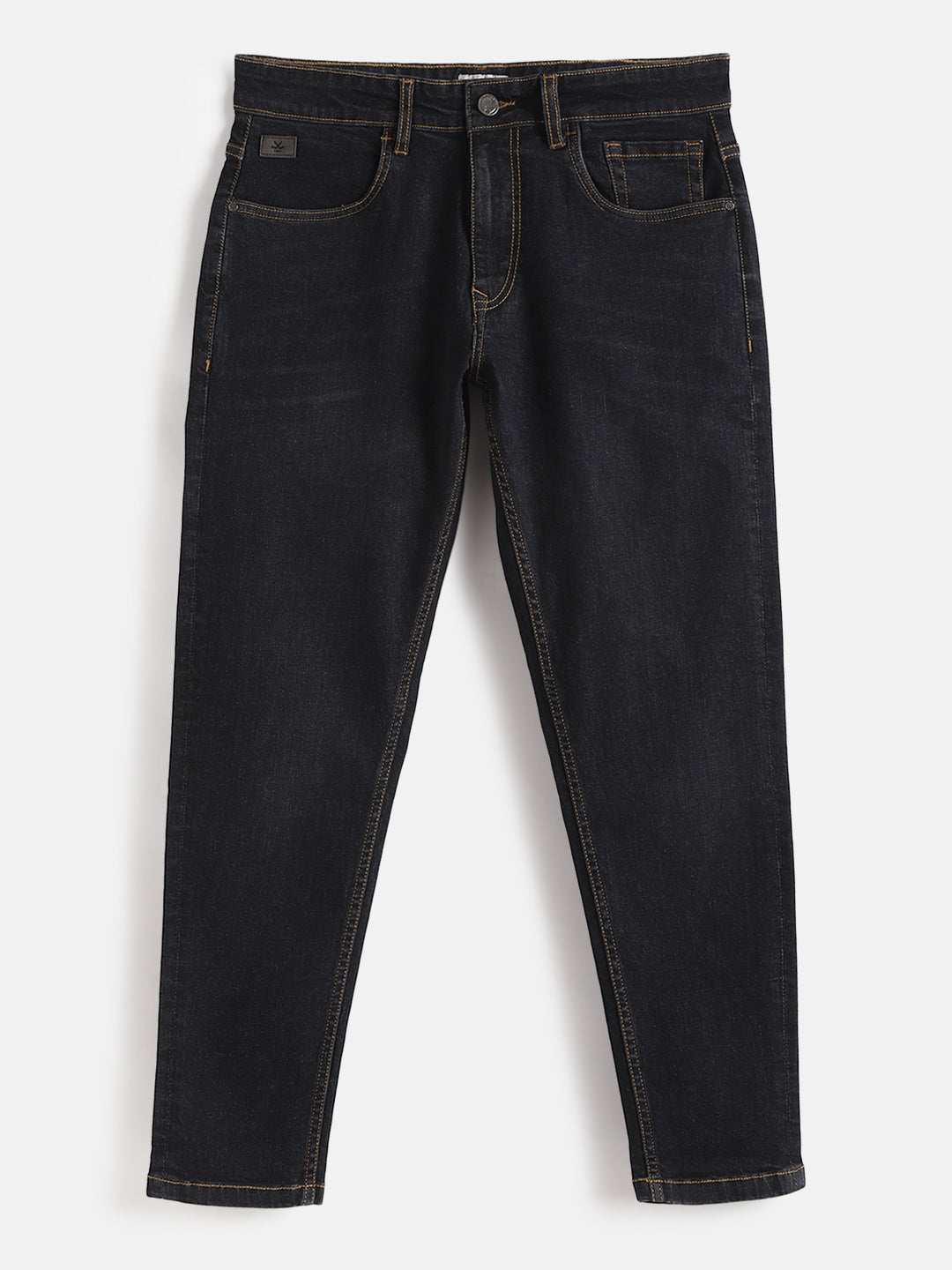 Light Fade Skinny Crop Jeans | Dark Grey