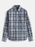 Textured Checks Dobby Shirt | Blue