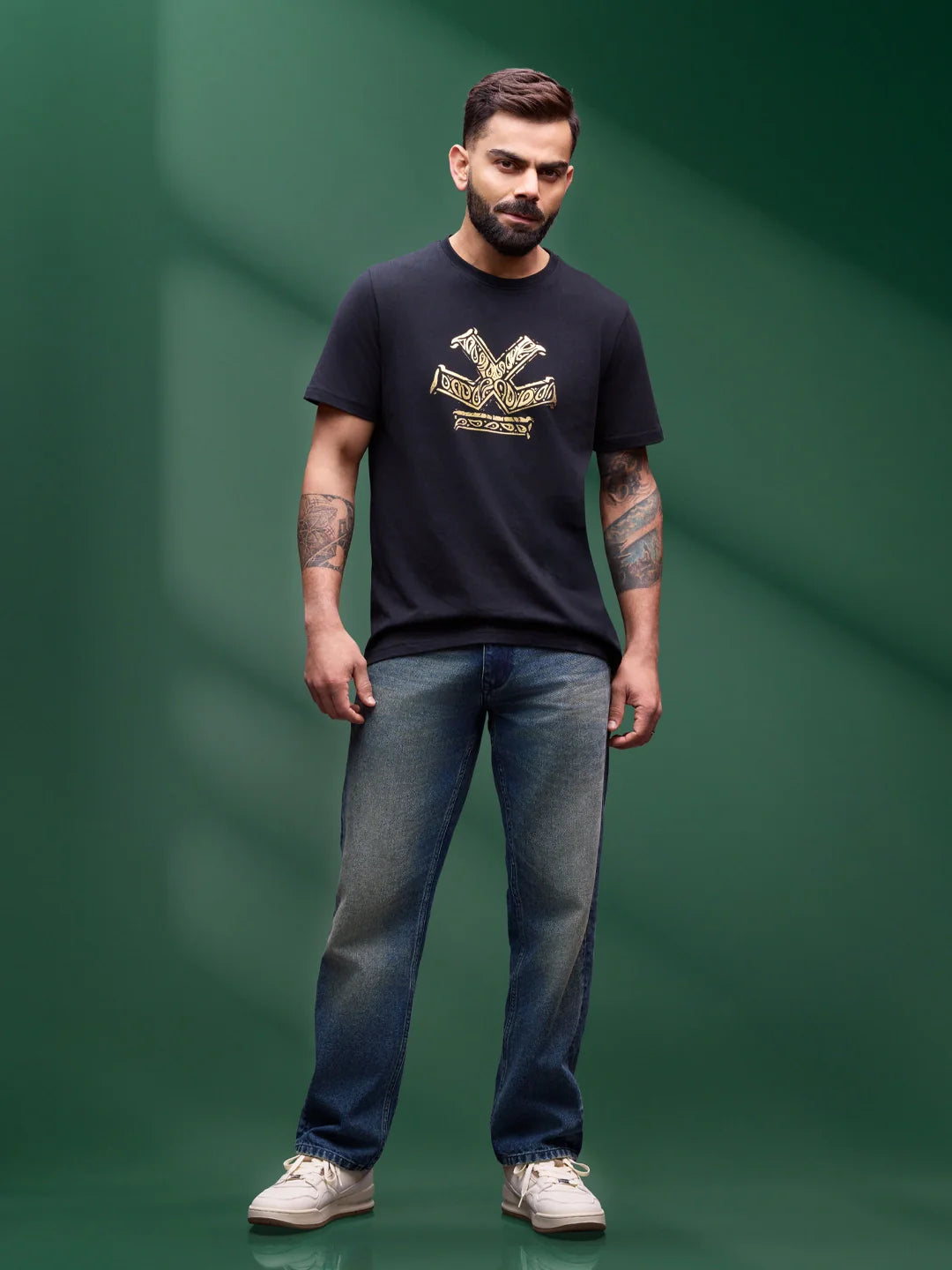 Vintage Washed Anti Fit Jeans | Blue