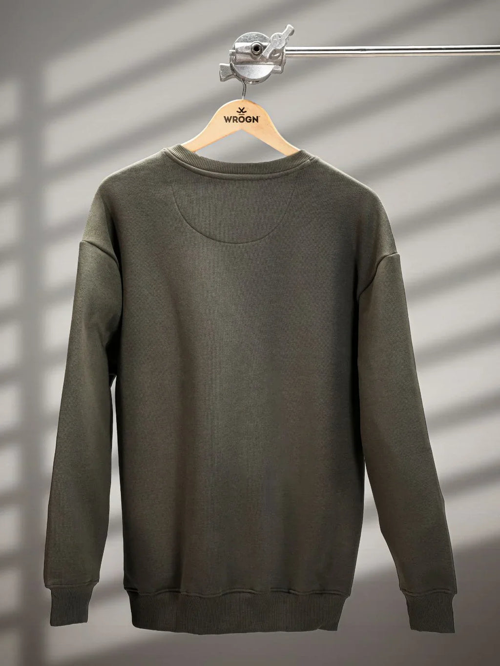 Utility Pocket Detail Casual Sweatshirt | Olive