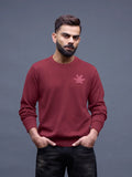 Men's Casual Comfort Fit Branded Sweatshirt | Maroon