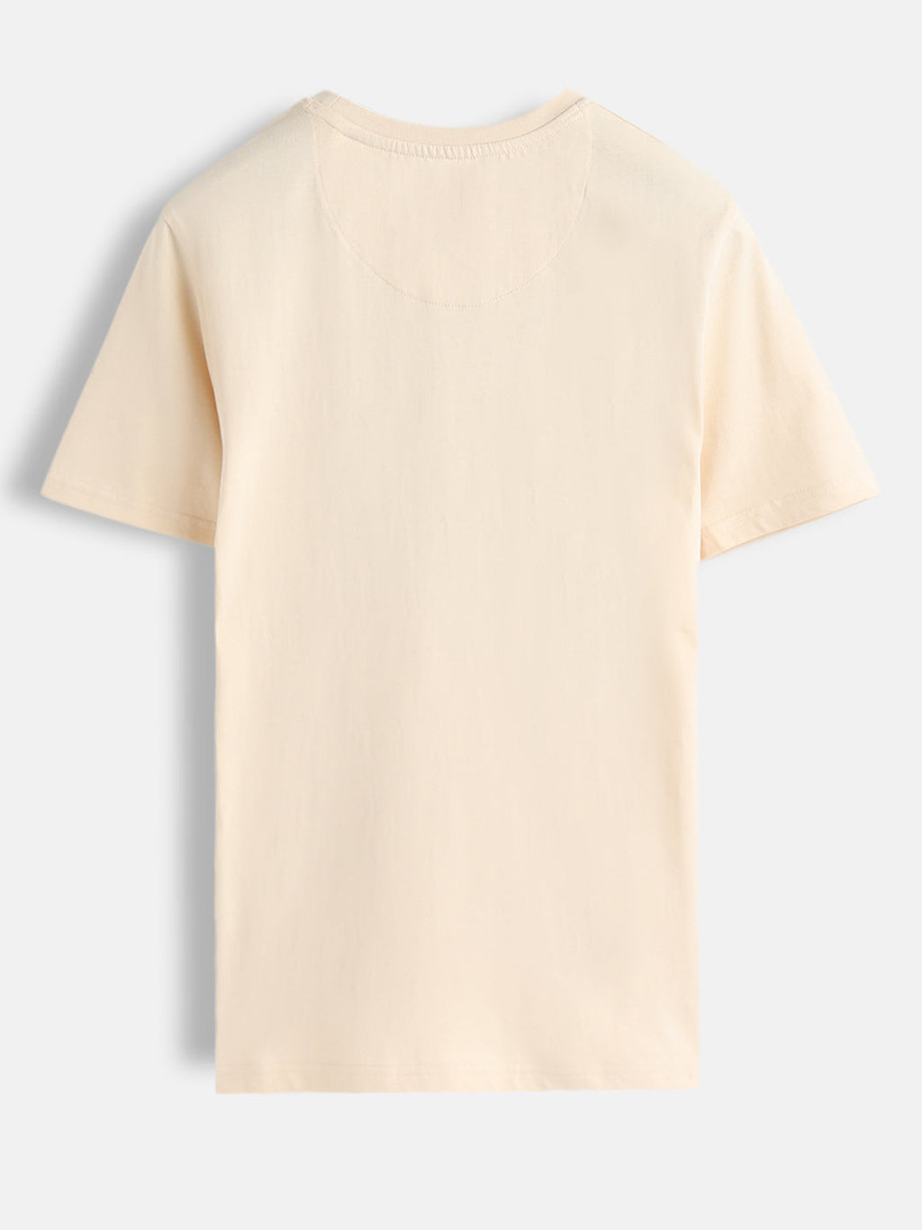 Ancient Markings Inspired Brand Carrier Slim Fit T-Shirt | Beige