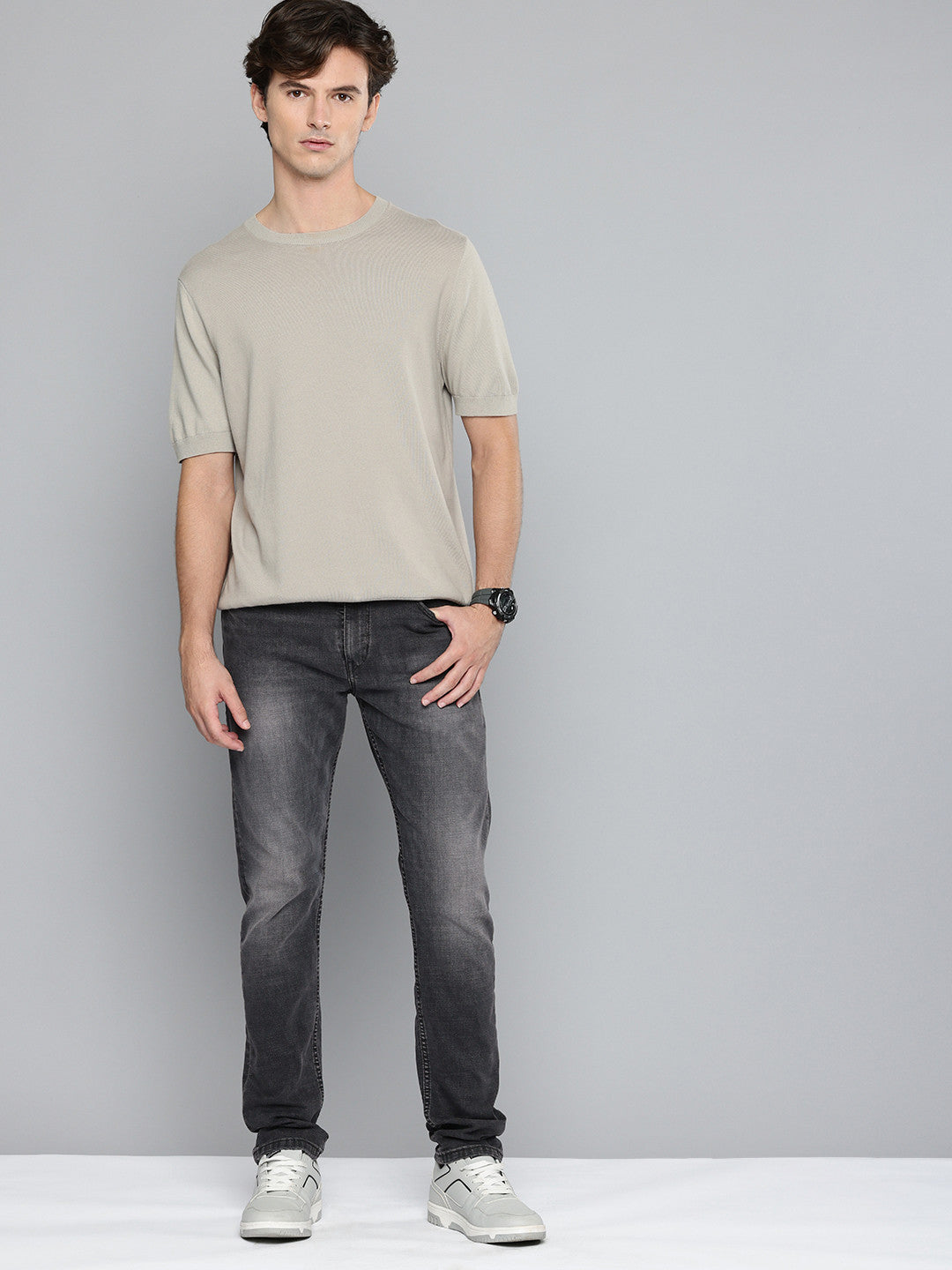 Men's 512 Black Slim Tapered Fit Mid Rise Jeans