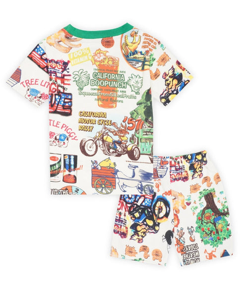 Boo Homes Printed Kids Co-Ord Set