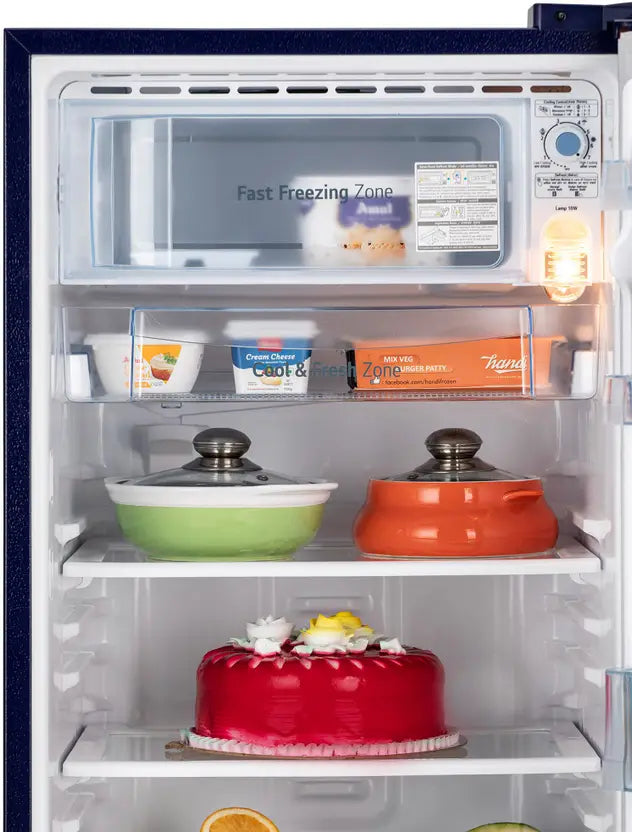 LG 185 L Direct Cool Single Door 3 Star Refrigerator (Blue Charm, GL-D201ABCD)