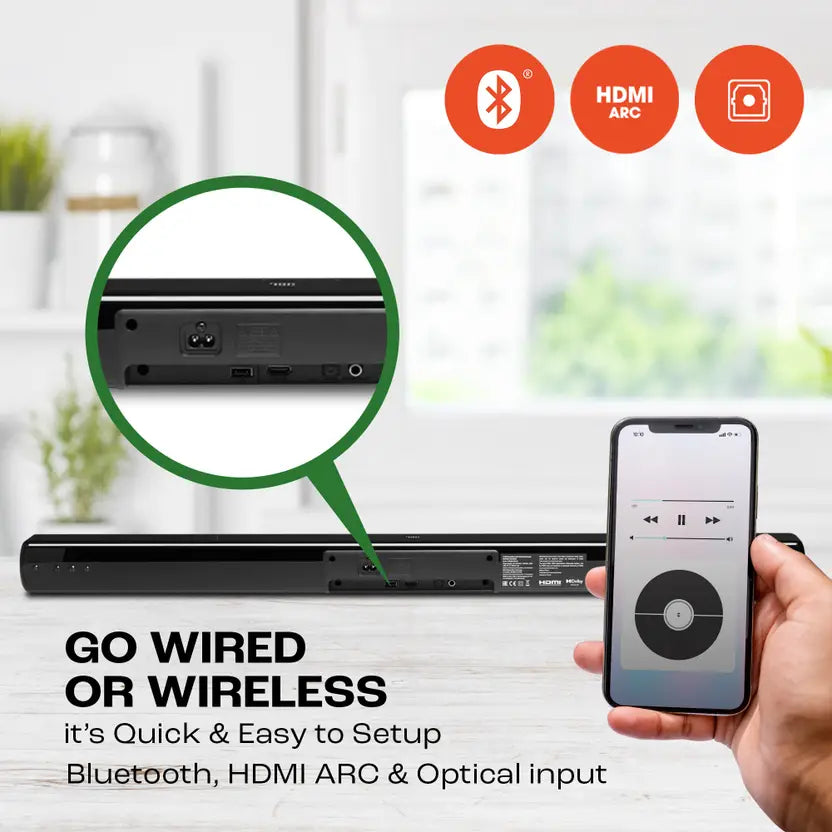 JBL Cinema SB240 2.1, Dolby digital, Wired Subwoofer,HDMI 110 W Bluetooth Soundbar (Black, Stereo Channel)