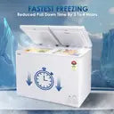 Haier 524 L Double Door Standard Deep Freezer  (White, HFC-588DM5, 5 Star)