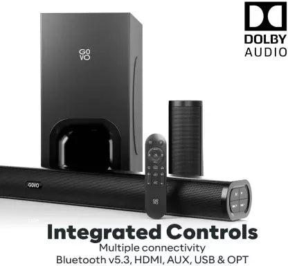 GOVO GOSURROUND 965 Dolby Digital| 525 W Bluetooth Soundbar